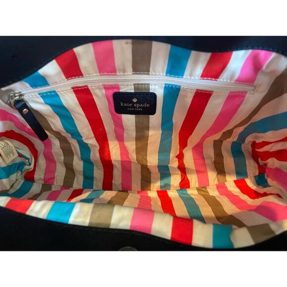 Kate Spade Newbury Lane Miles Black Saffiano Leather Tote Shoulder Bag - Picture 11 of 12